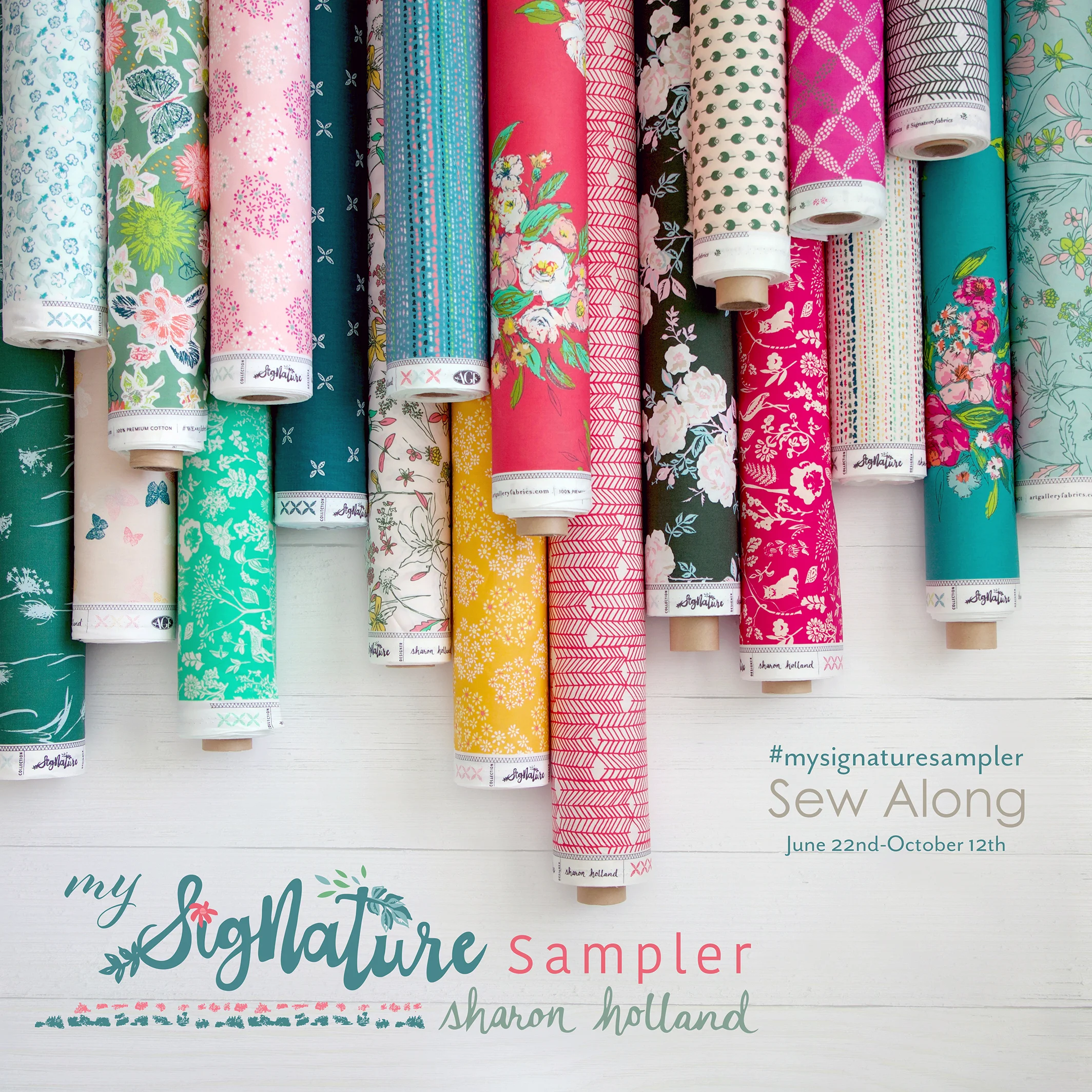 My Signature Sampler Begins — Sharon Holland Designs
